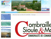 Tablet Screenshot of cotesdecombrailles.fr